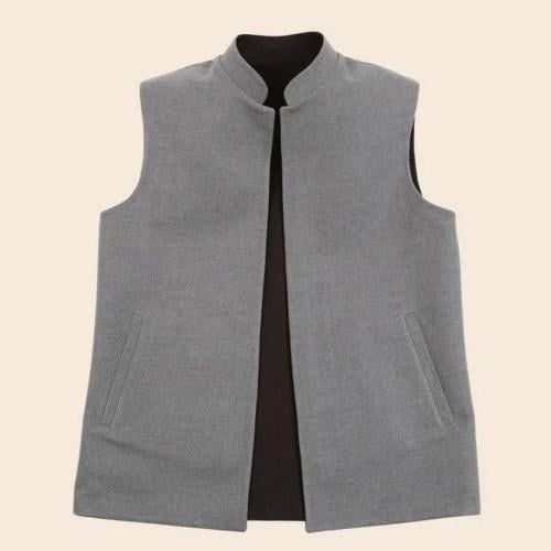 سديري دبل فيس رصاصي فاتح مع اسود