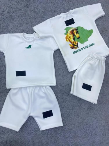 طقم تيشرت وشرت اليوم الوطني2025