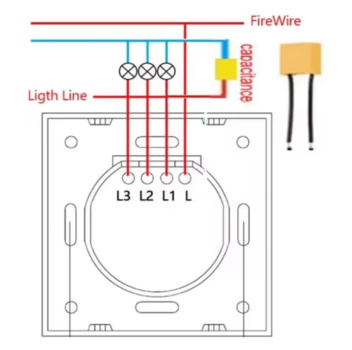 مكثف مفتاح إنارة ذكي capacitor