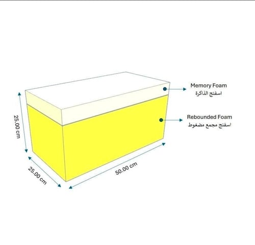 مسند (تكايه) ميموري فوم - قماش فاخر 3