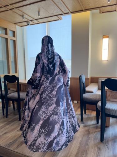 عباية صيفية بقصة كلوش