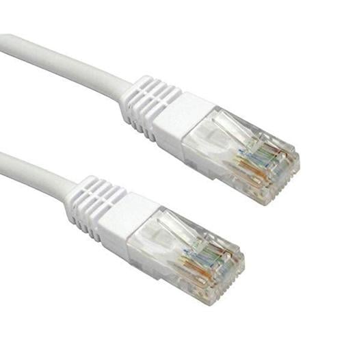 كابل شبكة CAT-6 (لون أبيض) بطول 10 أمتار