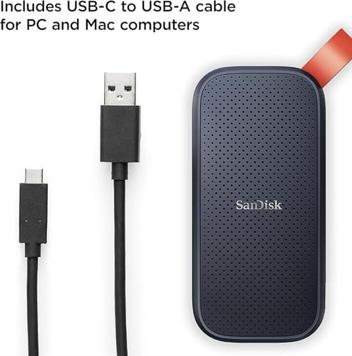 قرص SSD خارجي محمول من SanDisk بسعة 1 تيرابايت – س...