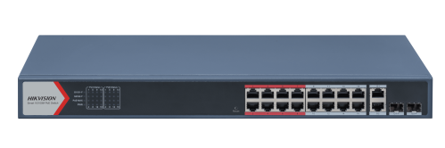سويتش HIKVISION ذكي PoE بسرعة جيجابت مع 16 منفذ
