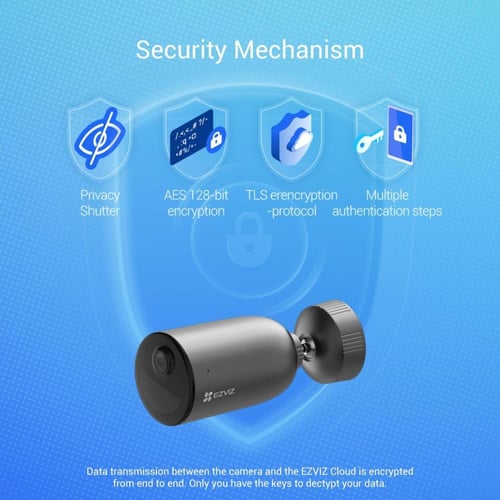 كاميرا EZVIZ خارجية 4MP ببطارية مدمجة وعدسة 2.8mm...