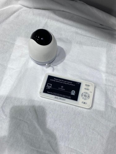 كاميرا مراقبة الطفل الذكية WiFi 2.4G مع رؤية ليلية...