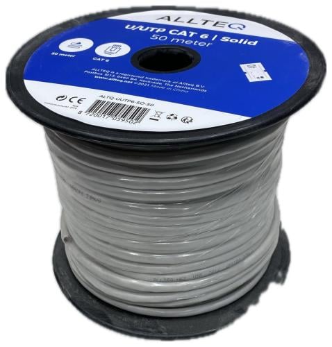 كيبل انترنت CAT6 مغلف U/UTP CAT 6 | SOLID 50 METER...