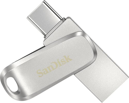 فلاش USB مزدوج سانديسك 256GB بمنفذ Type-C وUSB 3.1