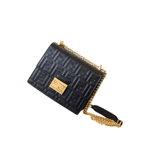 حقيبة Fendi Kan U – أسود ملكي