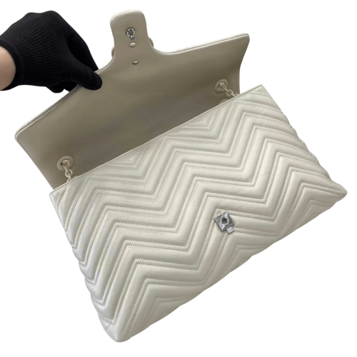 حقيبة GG Marmont – سكري (Off-White)