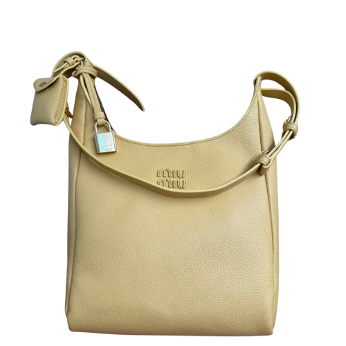 حقيبة Ginista Hobo – Yellow Miu Miu