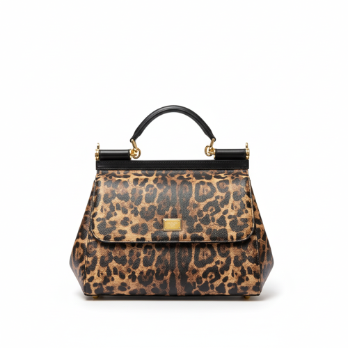 شنطه دولتشي اند غابانا Sicily Leopard بنقشة الفهد...