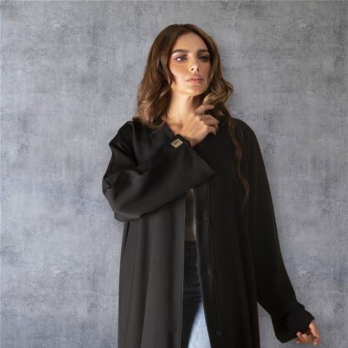 عباية مس لاميه كلاسيك 8 انش , قماش ياباني – تطريز...