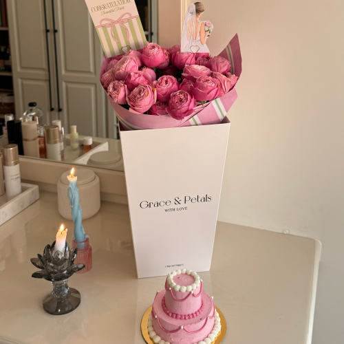 Rose Garden Cake Set