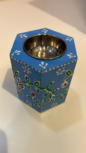 مبخره خشبيه لون ازرق