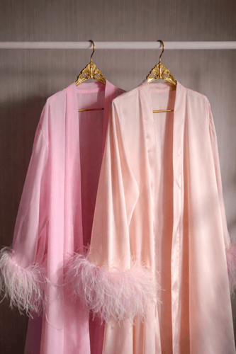 روب طويل بالريش