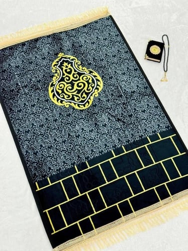 سجادة مخمل اسدال الكعبة