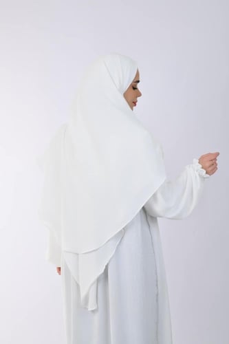 أسدال شرعي لون أبيض