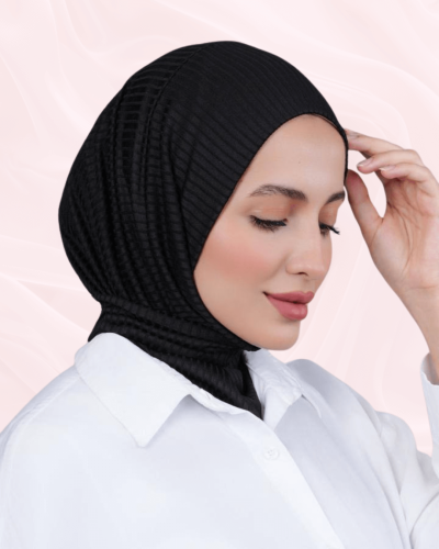حجاب طباقي بكبسات خلفية (سهل الأرتداء)
