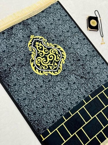 سجادة مخمل اسدال الكعبة