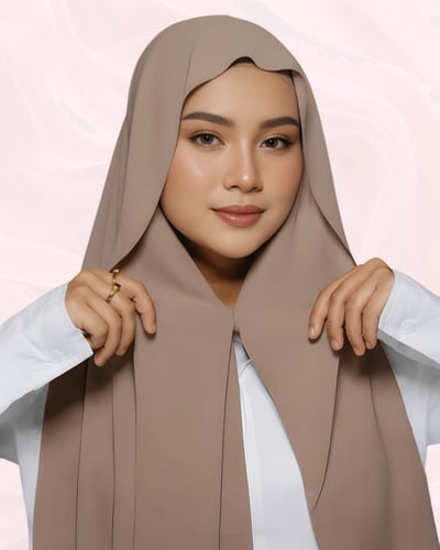 شال شيفون فوري بمغناطيس