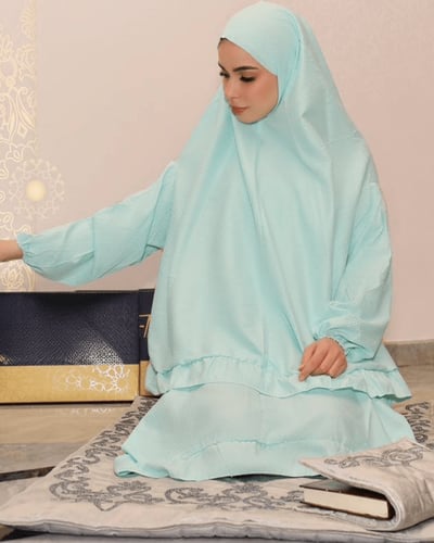 طقم صلاة قطن كم