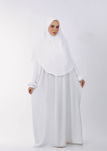 أسدال شرعي لون أبيض