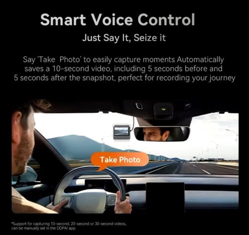 داش كام دي دي باي DDPAI-Z60 4K GPS أمامية + داخلية...