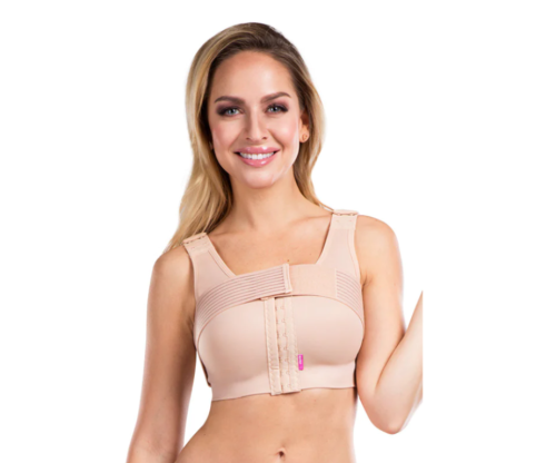 مشد بعد عملية شفط الدهون لصدر مع حزام Lipoelastic...
