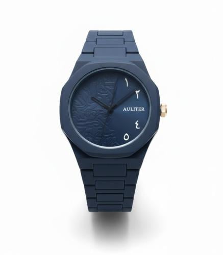 ساعة رجالي كاربون كحلي