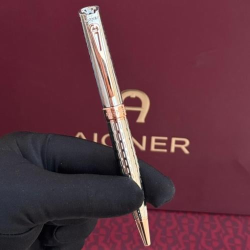 قلم اقنر فضي مع نحاسي