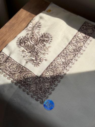 Copper Kashmiri shawl