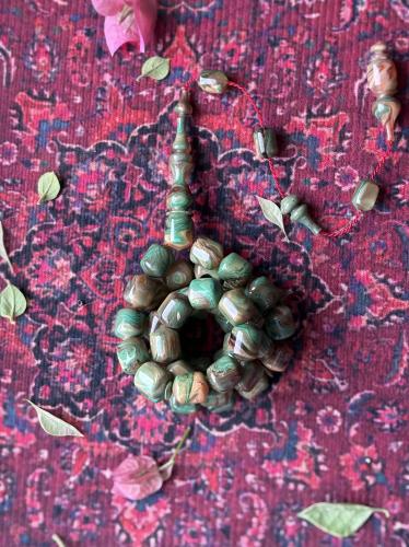 Turquoise mixed Fattouran prayer beads