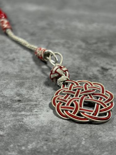 Red beaded prayer beads