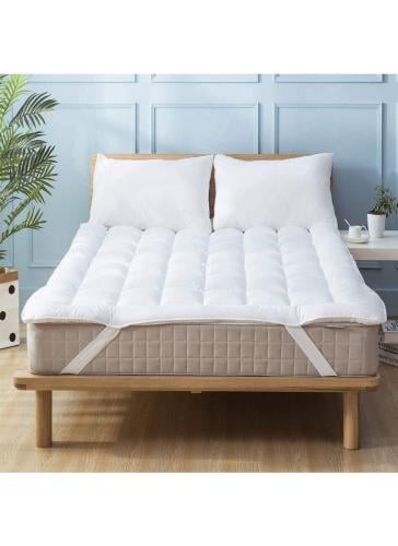 لباد مرتبة من المايكروفايبر 8 سم بحشوة مايكروفايبر...