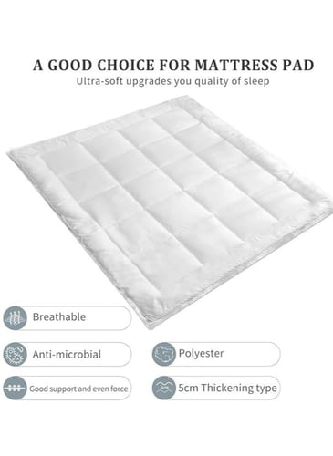 لباد مرتبة من المايكروفايبر 14 سم بحشوة مايكروفايب...