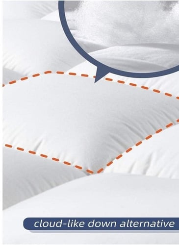 لباد مرتبة من المايكروفايبر20 سم بحشوة مايكروفايبر...