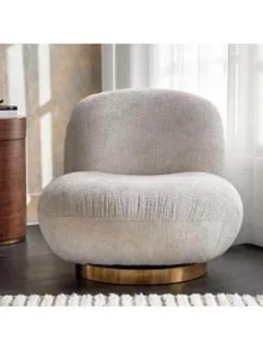 House One كرسي | خشب سويدي وكتان 93×84×79 سم - بيج