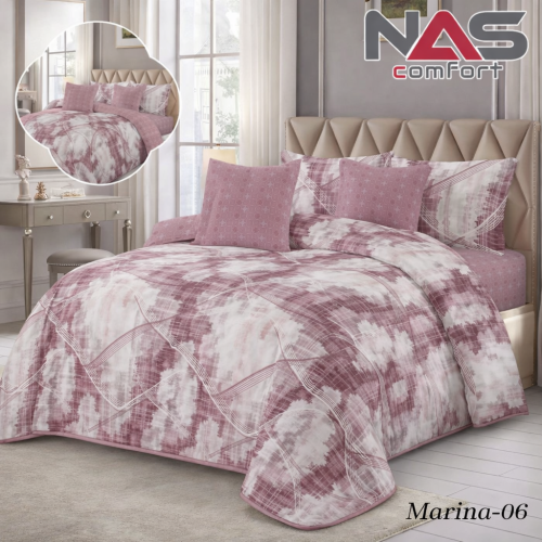 مفرش سرير NAS مفرد مشجر صيفي - 4 قطع | 170*230 سم