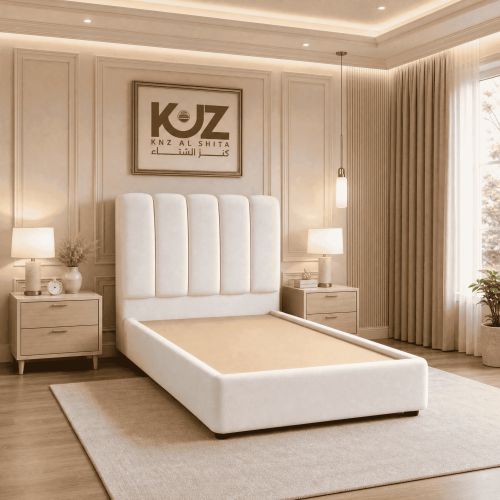 سرير الهبة نفر بحواجز 90*190 سم - قماش مخمل
