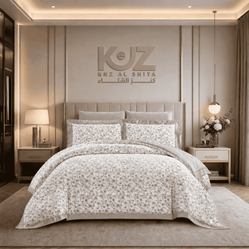 طقم لحاف DOONA مشجّر - قطع متعددة | مقاس نفرين