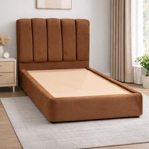 سرير الهبة نفر بحواجز 90*190 سم - قماش مخمل