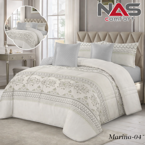 مفرش سرير NAS مفرد مشجر صيفي - 4 قطع | 170*230 سم