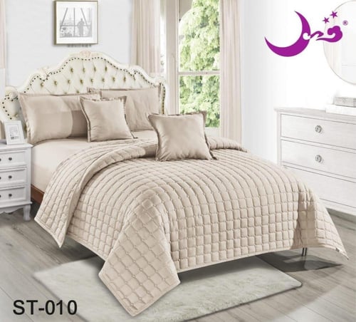 بكج متكامل سرير + مرتبة + مفرش + مخدة + خدادية مرب...