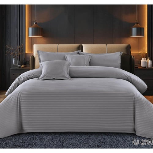 مفارش فندقي نفرين سادة - 6 قطع