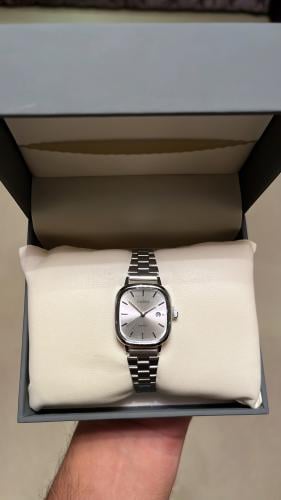 ساعة LTP نسائية سير فضي مينا أبيض