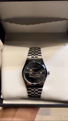 ساعة MTP تصميم خاص مينا اسود