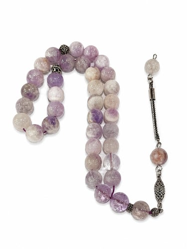 سبحة بحجر الامثيست Amethyst