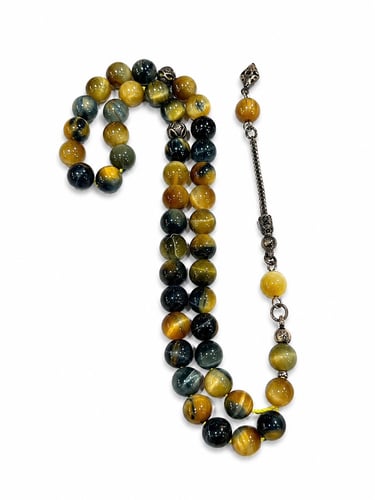 سبحة بحجر عين النمر (دريم) Dream tiger eye