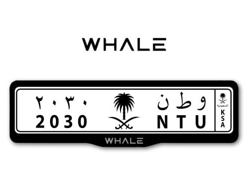 اطار لوحات السيارات شعار ام جي ويل - MG WHALE